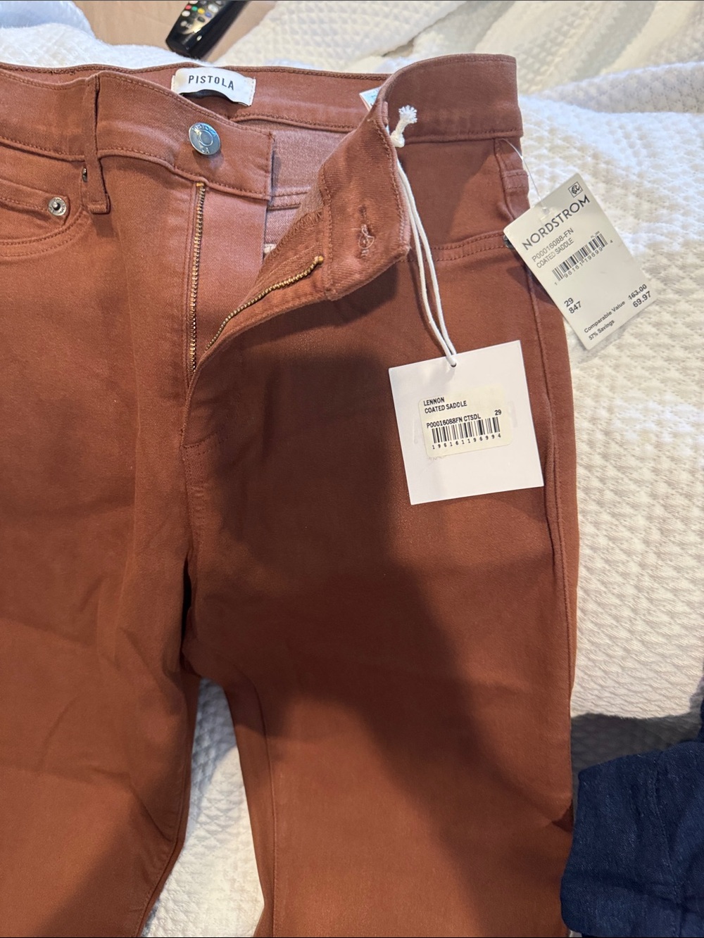 pistola Men’s Slim Jeans in Rust